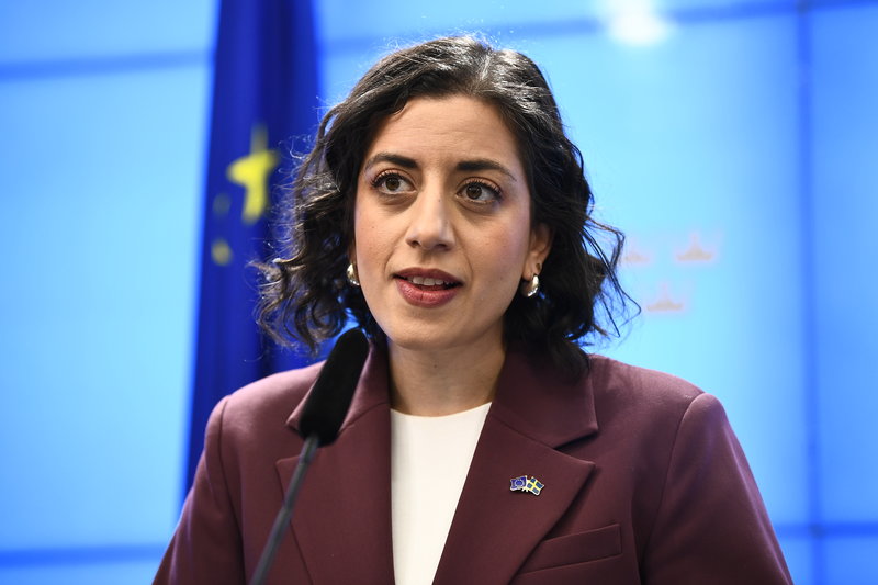 Simona Mohamsson (L). Foto: Lars Schröder/TT 